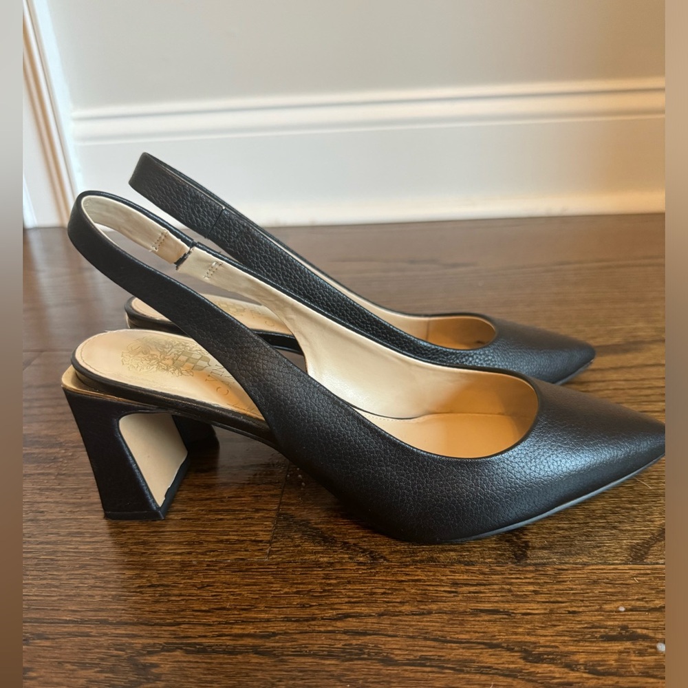 Vince Canuto Hamden Slingback Pumps Black Heels